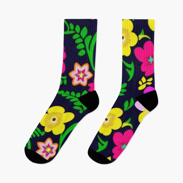 Item preview, Cute neon flowers and leaves  designed and sold by Roxburylane.