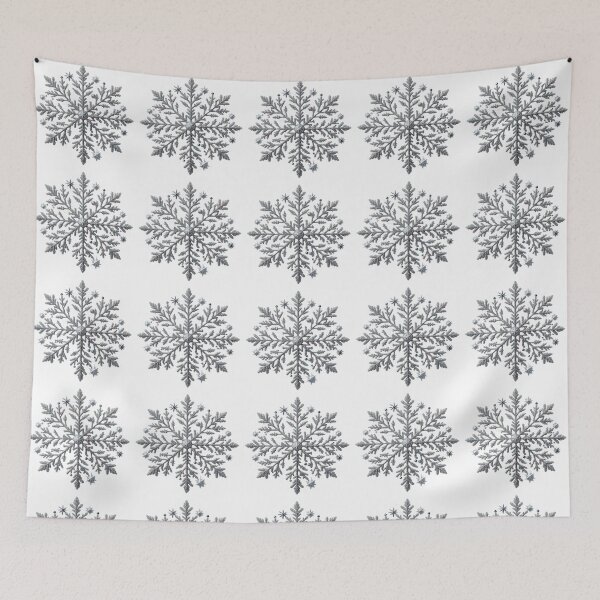 Item preview, Snowflake silver stickers designed and sold by USE-NAME.