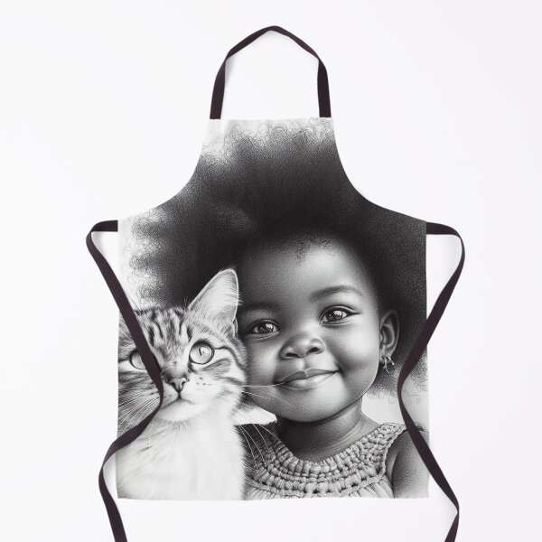 Item preview, Whiskers and Whispers: A Tender Portrait of Girl and Cat designed and sold by SuzieNgatia.