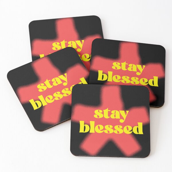 Item preview, Stay Blessed Typography Graffiti designed and sold by FriskySloths.