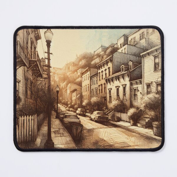 Item preview, Whispers of Dawn in Cobbled Streets designed and sold by PictorialWhimsy.