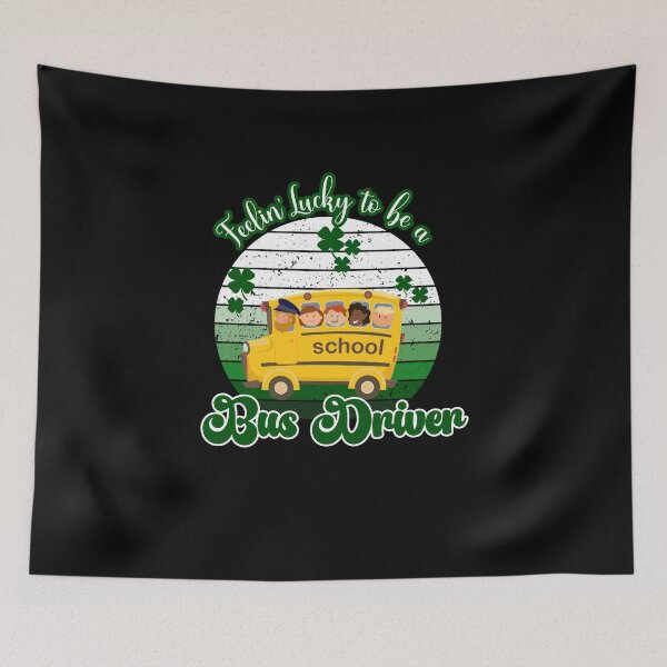 Item preview, Lucky Bus Driver St Patricks Day designed and sold by CheekyChimpCo.
