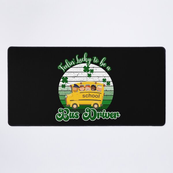 Item preview, Lucky Bus Driver St Patricks Day designed and sold by CheekyChimpCo.