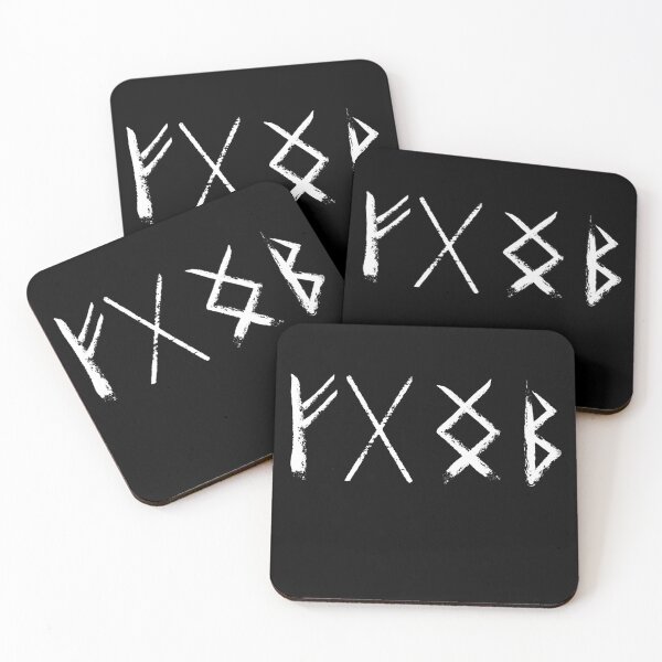 Item preview, Symbols of abundance and wealth.Nordic Futhark-Runes Fehu, Gebo, Berkana, Ingwaz,  designed and sold by FeyzaAydin.