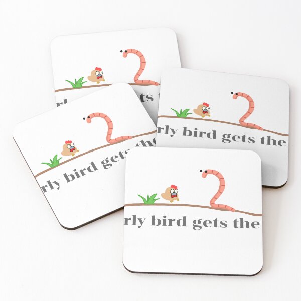 Item preview, The early bird gets the worm. designed and sold by 9blueart.