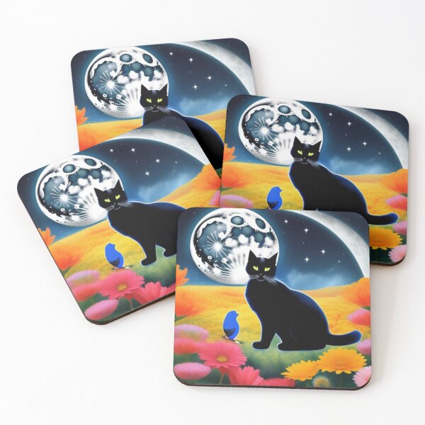Item preview, Lunar space kitty designed and sold by Flowerslaps.