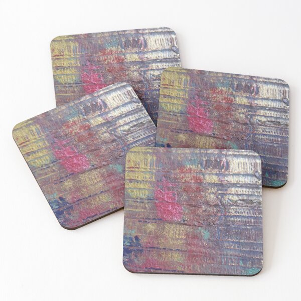 Item preview, Golden stripes acrylic paint designed and sold by Begoll Art.