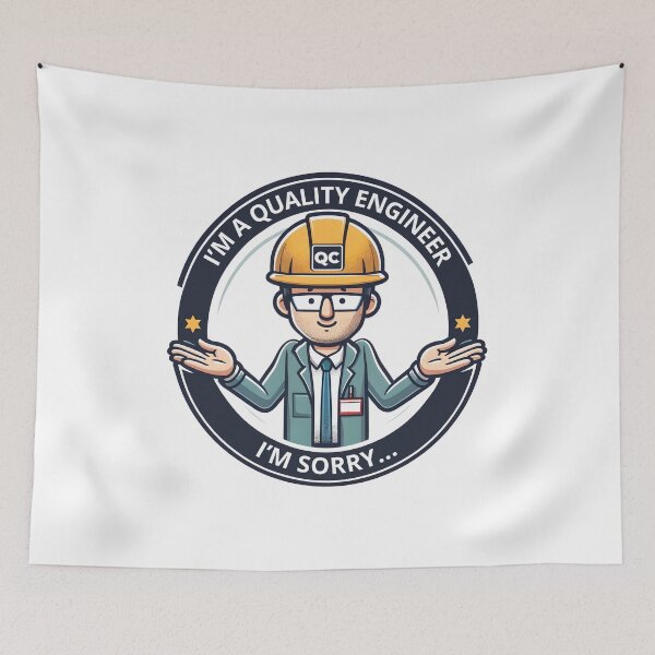 Item preview, Apologetic Quality Engineer Funny Gift For Professionals designed and sold by PapaMikeCrafts.