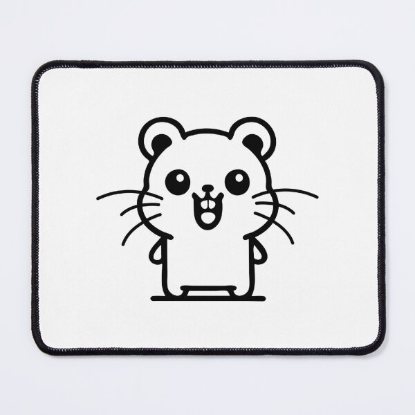 Item preview, Joyful Hamster: Spreading Smiles with a Grin designed and sold by Pawsitive2Print.
