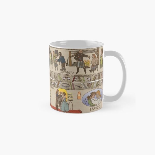 Panels 13 to 16 of the Gabeaux Tapestry, the Outlander story Classic Mug
