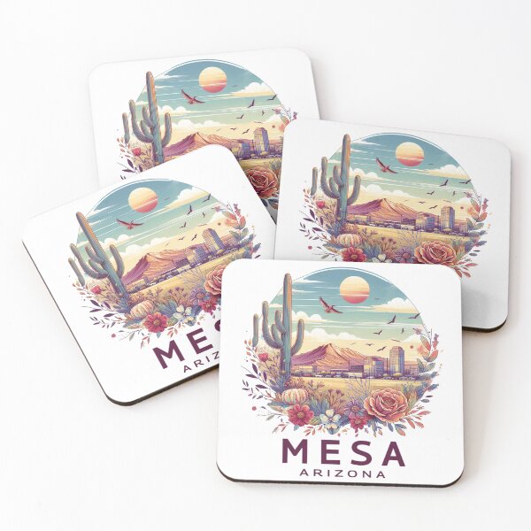 Item preview, Mesa, Arizona, Watercolor Illustration designed and sold by PaintMeWorld.