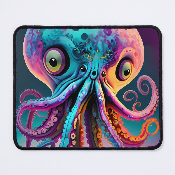 Item preview, Cute Surreal Octopus Alien Face Fantasy Sea Creature designed and sold by AizyAlien.