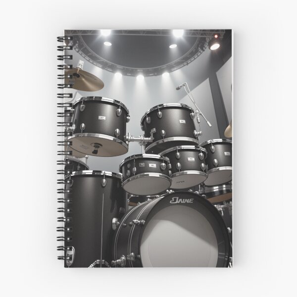 Item preview, The black drums on stage designed and sold by RockPalette.