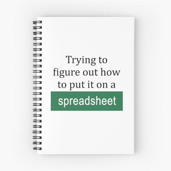 Item preview, Trying to Figure Out How to Put it on a Spreadsheet designed and sold by ThePurpleFrog.