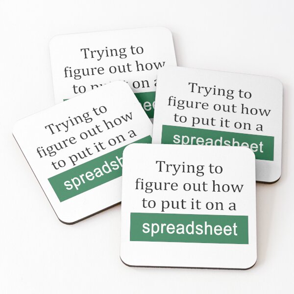 Item preview, Trying to Figure Out How to Put it on a Spreadsheet designed and sold by ThePurpleFrog.