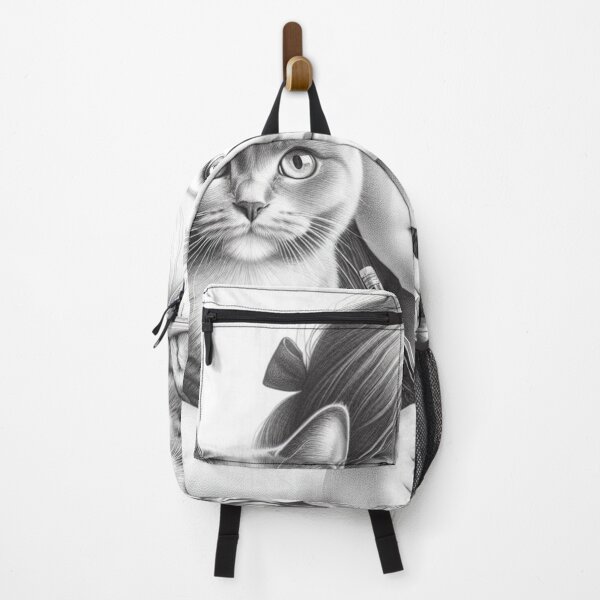 Item preview, Silent Symphony: Captivating Portrait of Girl and Cat designed and sold by SuzieNgatia.