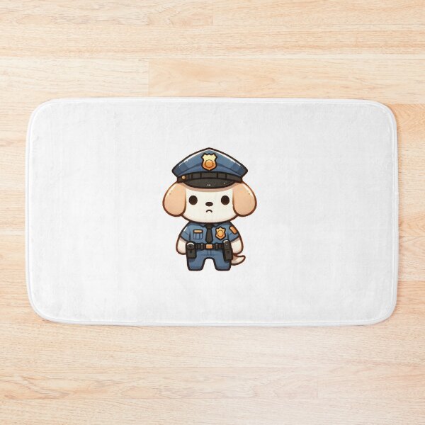 Item preview, Dutiful Puppy in Police Uniform designed and sold by UmbrellaStudio1.