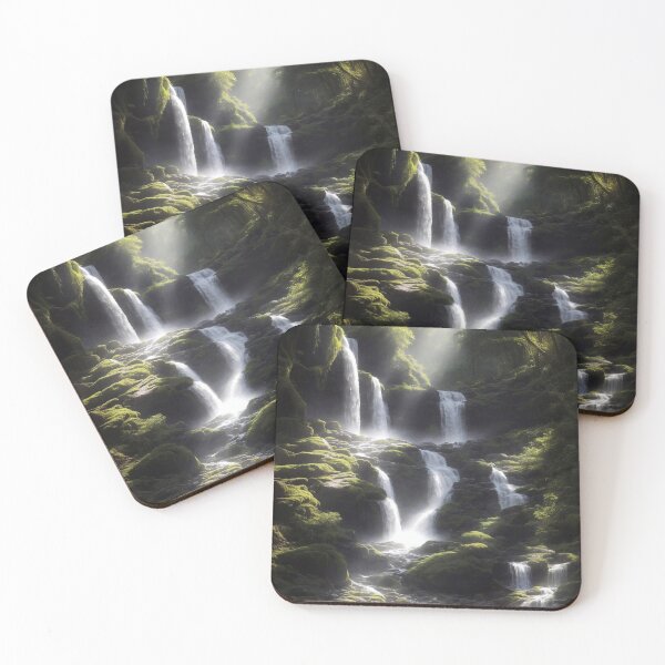 Item preview, Waterfalls in the dark forest designed and sold by M-Y-A-R-T-.