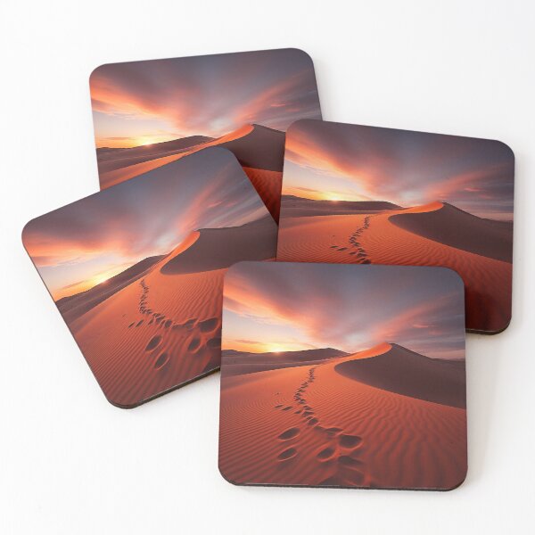Item preview, Egyptian desert dreamy landscape at sunset - Landscape photography designed and sold by TheArtistOf2022.