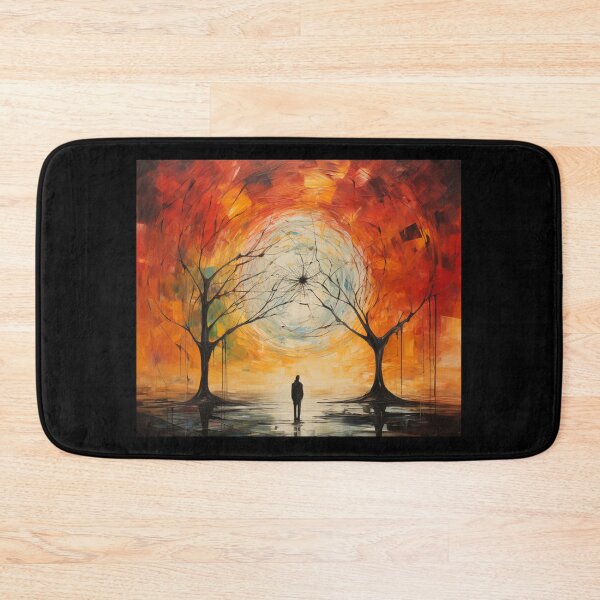 Item preview, spider web moon sun tree person imagine art designed and sold by UILOVE.