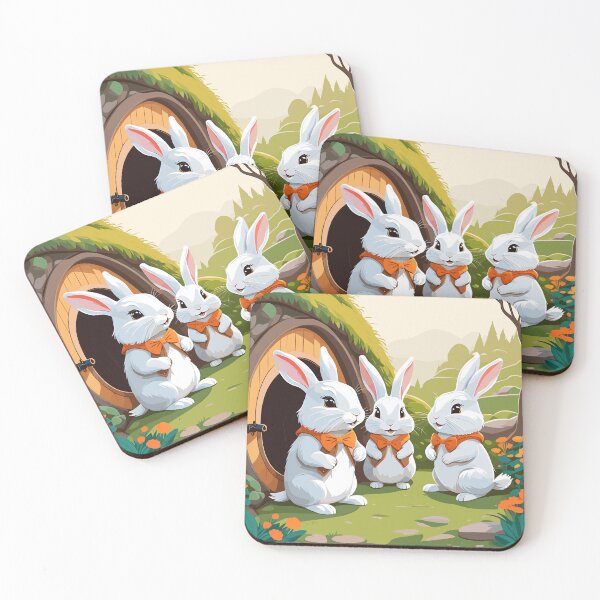 Item preview, Bunnies Artwork designed and sold by WildlifeInc.