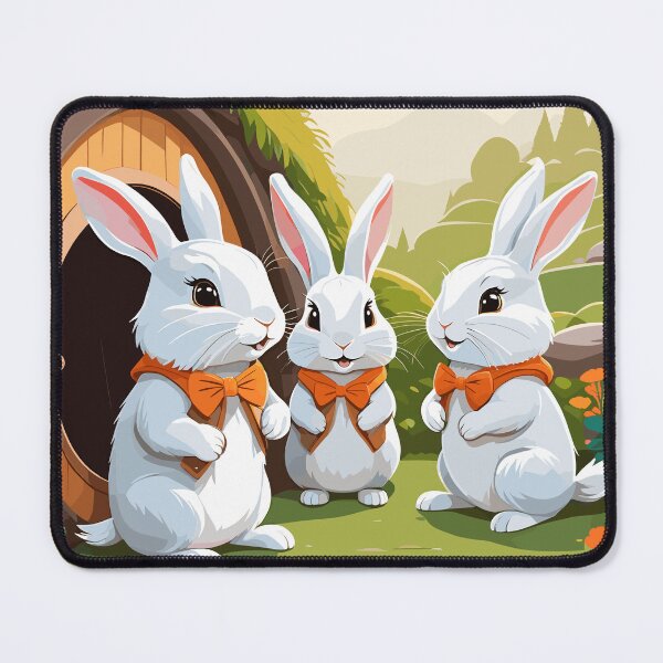 Item preview, Bunnies Artwork designed and sold by WildlifeInc.