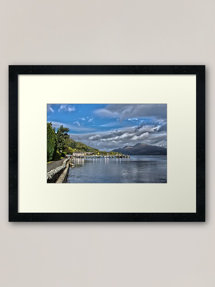"Luss Loch Lomond" Framed Art Print by GGART Redbubble