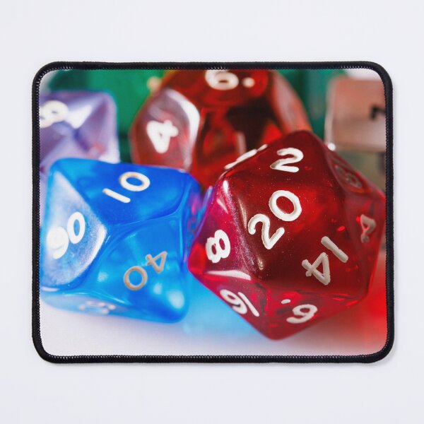 Item preview, A full set of colorful gaming dice on a white background designed and sold by Giuseppe Cammino.