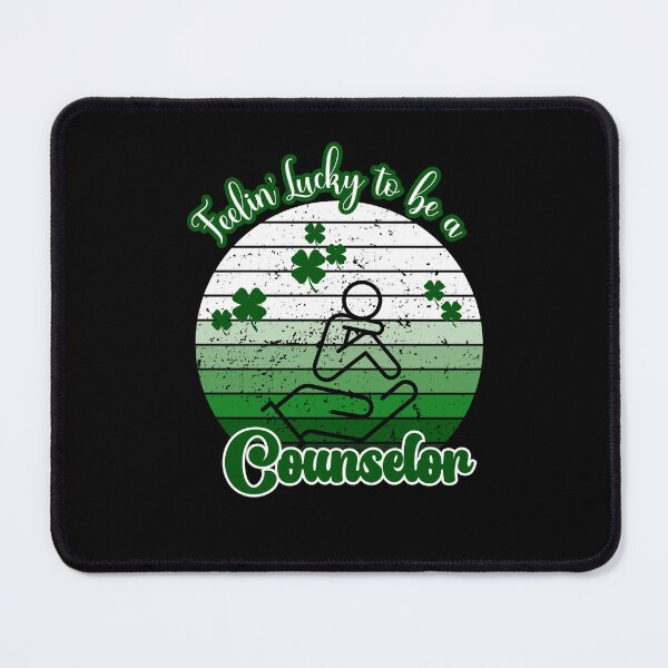 Item preview, Lucky School Counselor St Patricks Day designed and sold by CheekyChimpCo.