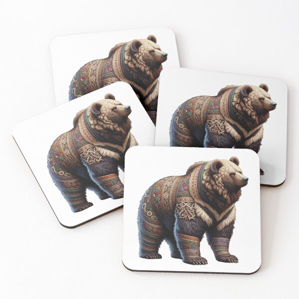 Item preview, Embroidered Nandi Bear African Legendary Animal Mythical Creature designed and sold by kylmllr101684.