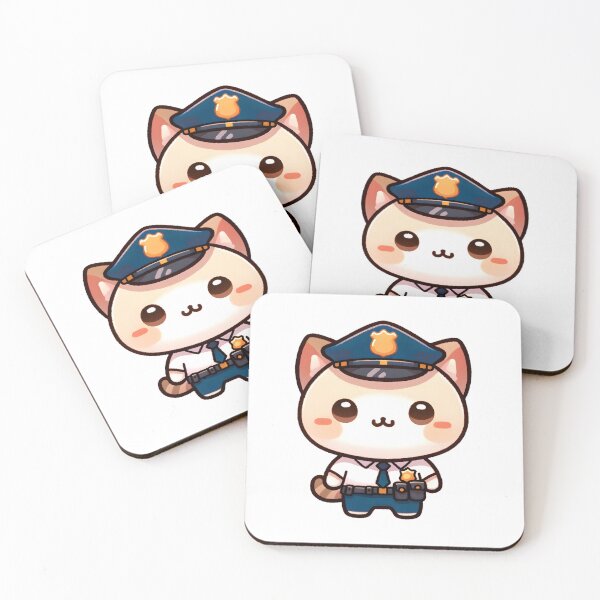 Item preview, Feline Officer Upholding the Paw Law designed and sold by UmbrellaStudio1.