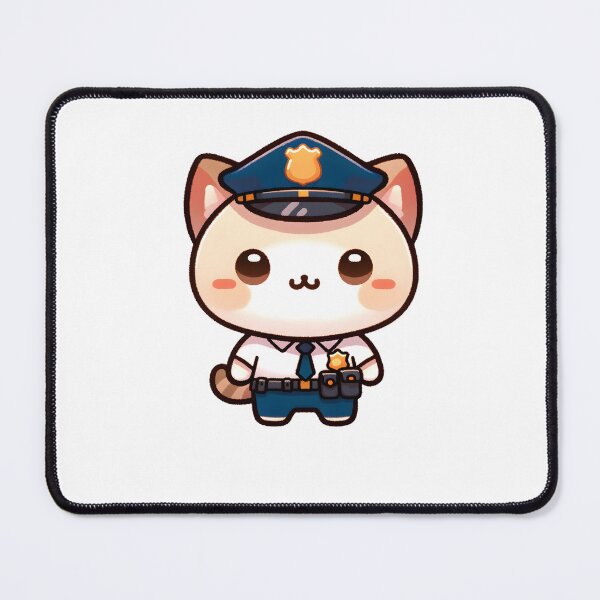 Item preview, Feline Officer Upholding the Paw Law designed and sold by UmbrellaStudio1.