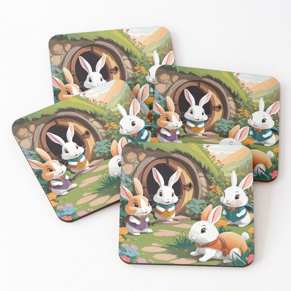 Item preview, Bunnies Artwork designed and sold by WildlifeInc.