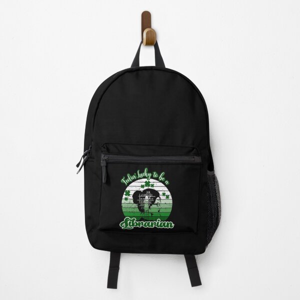 Item preview, Lucky Librarian St Patricks Day designed and sold by CheekyChimpCo.