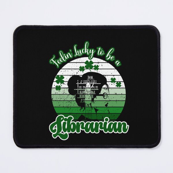 Item preview, Lucky Librarian St Patricks Day designed and sold by CheekyChimpCo.