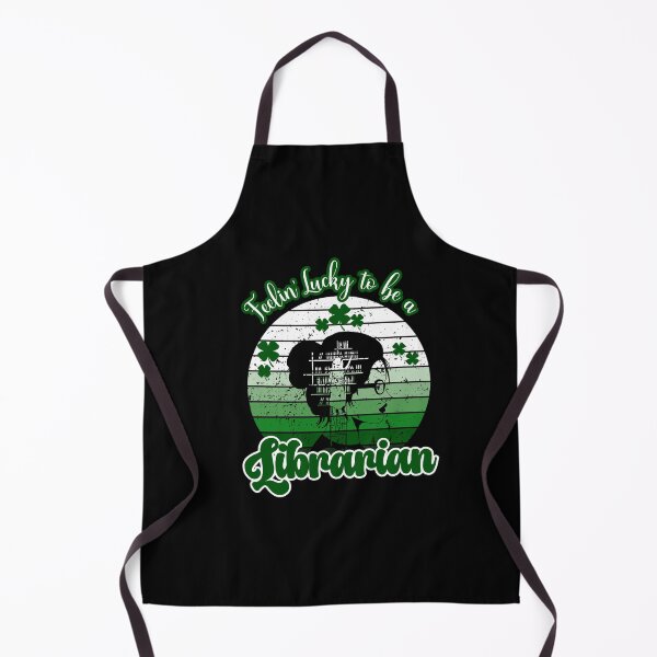 Item preview, Lucky Librarian St Patricks Day designed and sold by CheekyChimpCo.
