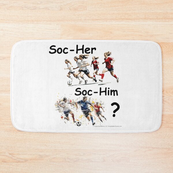 Item preview, Is It Soc-Her or Soc-Him?- For Light Backgrounds designed and sold by The Imagination Source™.