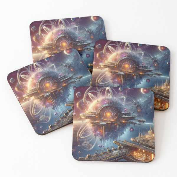 Item preview, Galactic Empires: A Vibrant Space Civilization Artwork designed and sold by The-Library.