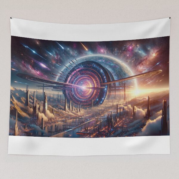 Item preview, Galactic Empires: A Vibrant Space Civilization Artwork designed and sold by The-Library.