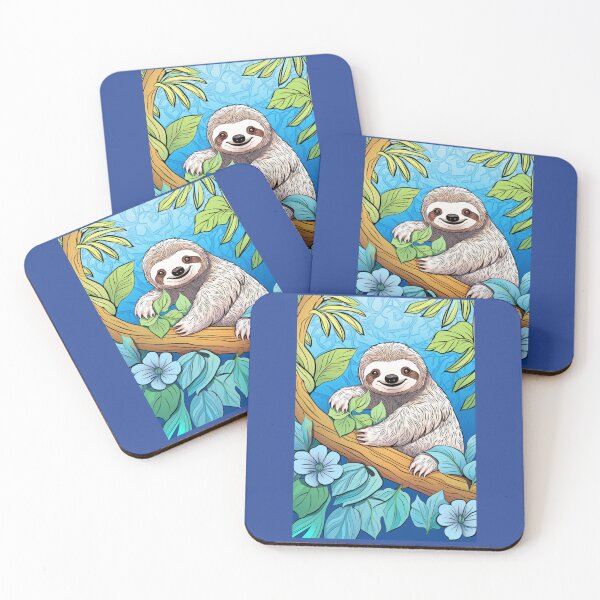 Item preview, Cute Sloth Animal Funny Sloth designed and sold by OliveAndSnow.
