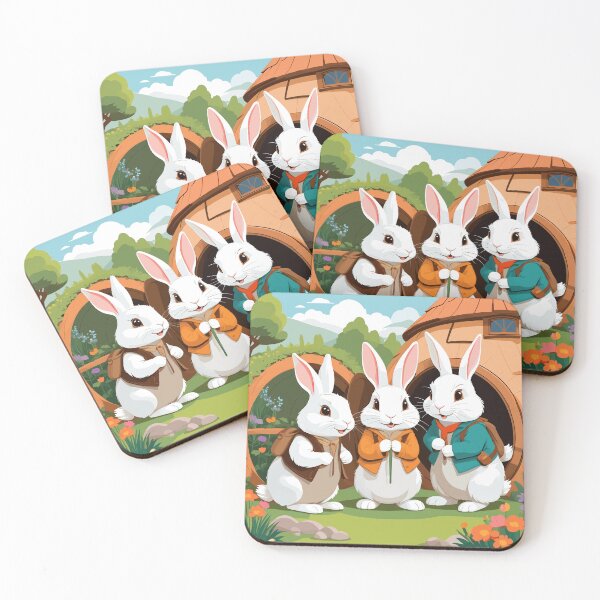 Item preview, Bunnies Artwork designed and sold by WildlifeInc.