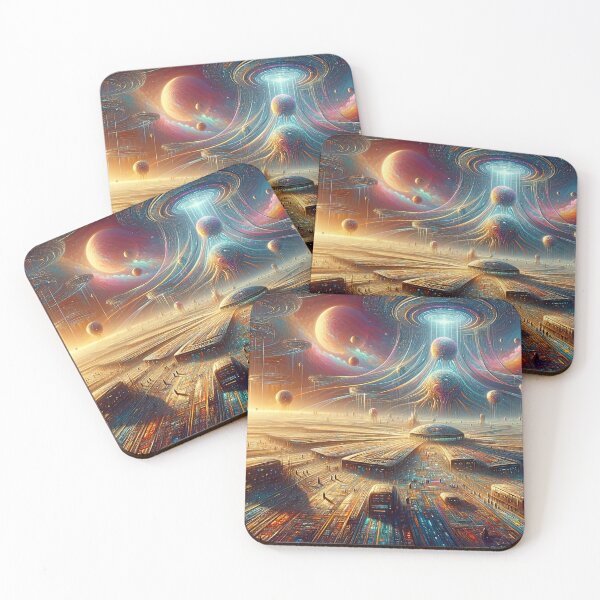 Item preview, Galactic Empires: A Vibrant Space Civilization Artwork designed and sold by The-Library.