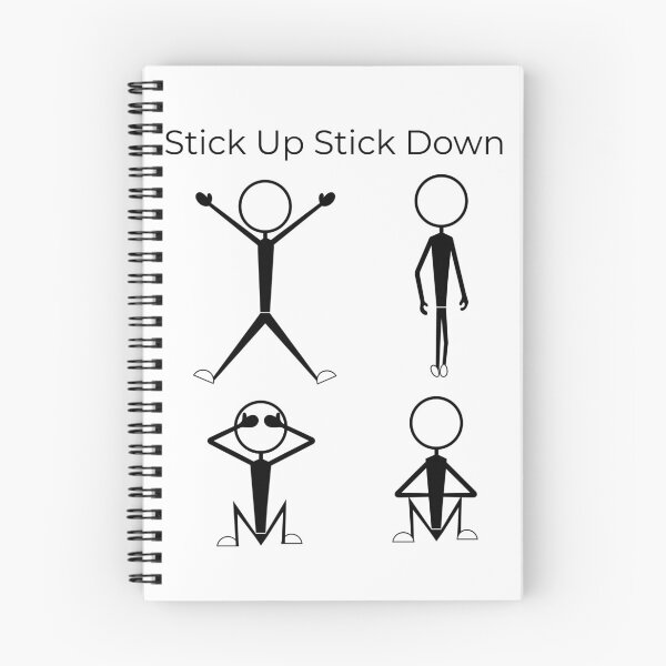 Item preview, Stick Up Stick Down Stick Men Exercise designed and sold by OfferHeat.