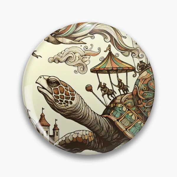Item preview, Turtleback Carousel of the Whispering Waves designed and sold by PictorialWhimsy.