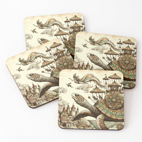 Item preview, Turtleback Carousel of the Whispering Waves designed and sold by PictorialWhimsy.