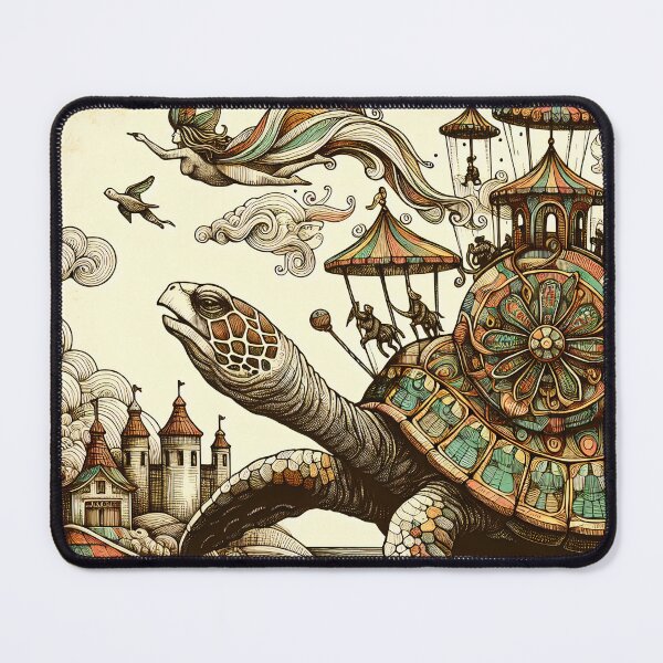 Item preview, Turtleback Carousel of the Whispering Waves designed and sold by PictorialWhimsy.