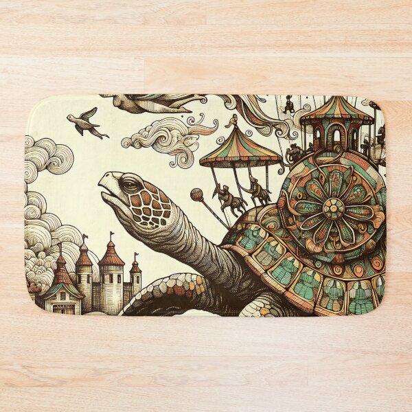 Item preview, Turtleback Carousel of the Whispering Waves designed and sold by PictorialWhimsy.