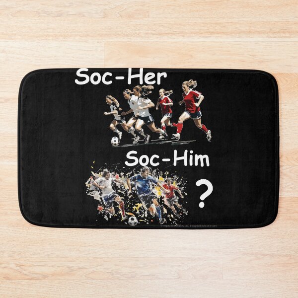 Item preview, Is It Soc-Her or Soc-Him?  For DARK Backgrounds designed and sold by The Imagination Source™.