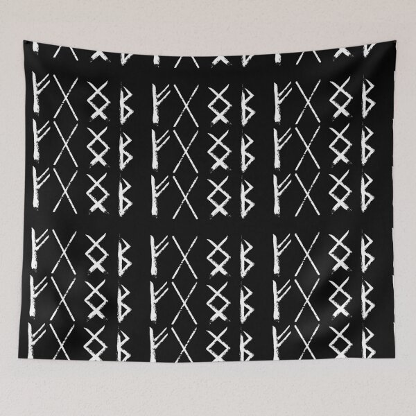 Item preview, Symbols of abundance and wealth.Nordic Futhark-Runes Fehu, Gebo, Berkana, Ingwaz,  designed and sold by FeyzaAydin.