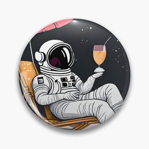 Item preview, Astronaut on vacation in space designed and sold by emaotx.